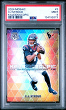 2024 Panini Mosaic Kaleidoscopic Cj Stroud 9 PSA #5