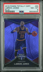 2016 Panini Totally Certified Blue Lebron James 8 PSA #65