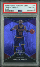 2016 Panini Totally Certified Blue Lebron James 8 PSA #65