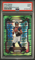 2023 Panini Prizm Neon Green Pulsar Cj Stroud 9 PSA #339