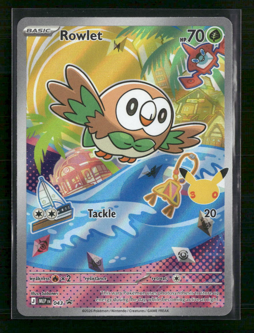 ME: Mega Evolution Promo Rowlet #043