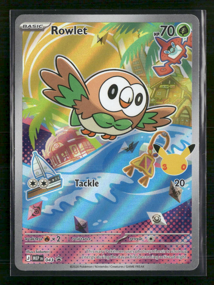 ME: Mega Evolution Promo Rowlet #043