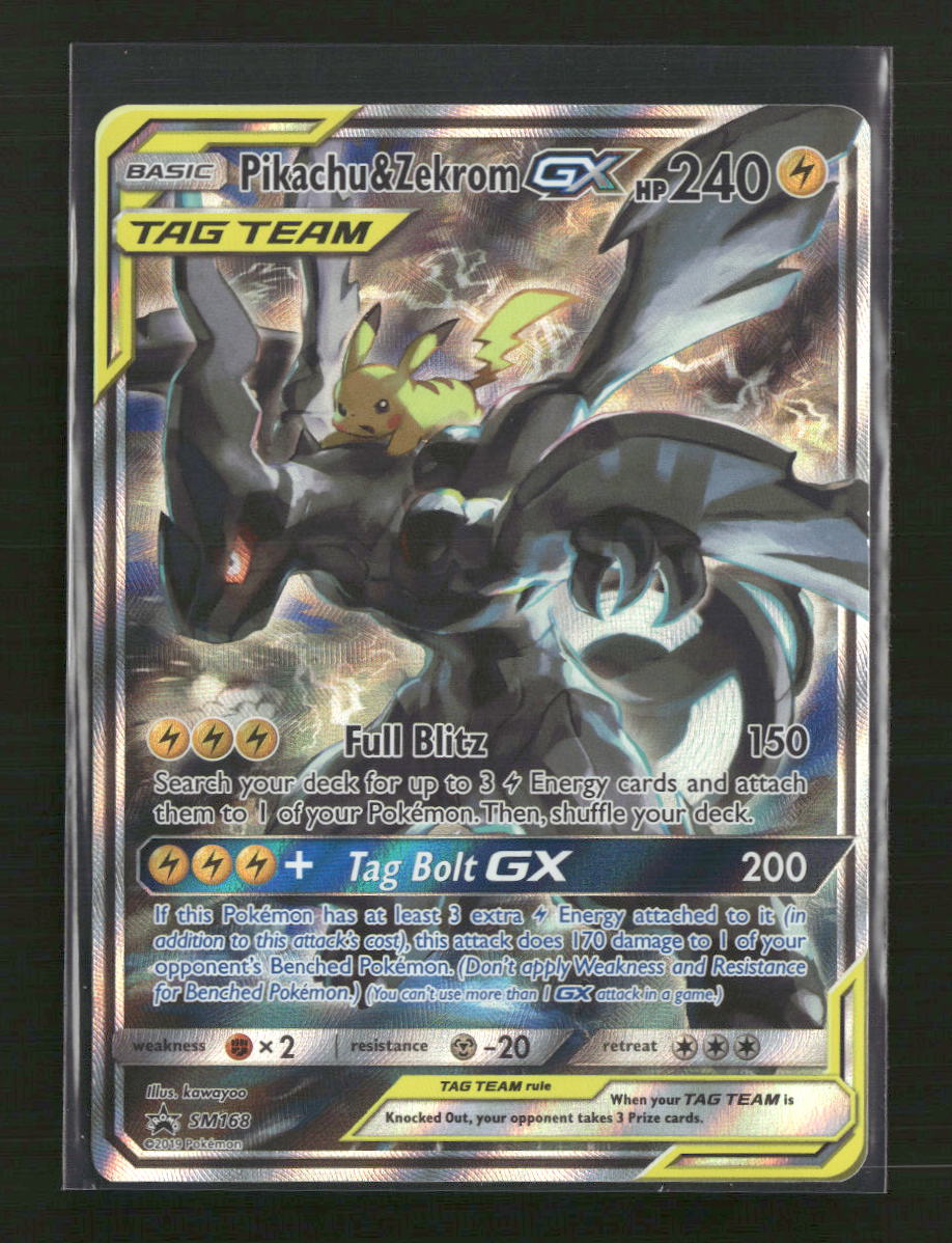 SM Promos Pikachu & Zekrom GX #SM168