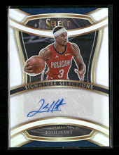 2020-21 Panini Select Signature Selections Josh Hart Silver Auto #SIS-JHA