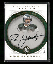 2017 Panini Limited Ring of Honor Autographs Ron Jaworski #/25 Auto #RHA-RJ
