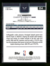 2025-26 Topps Chrome Kon Knueppel Rookie #254