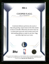 2025-26 Topps Topps Collector Kit Cooper Flagg Holo Foil #NBA-6