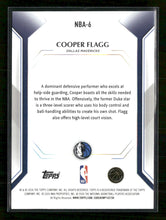 2025-26 Topps Topps Collector Kit Cooper Flagg Holo Foil #NBA-6