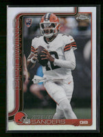 2025 Topps Chrome Refractor Shedeur Sanders Rookie #315