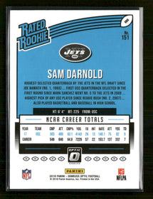 2018 Donruss Optic Sam Darnold Rookie #151