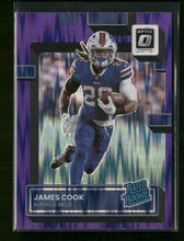 2022 Donruss Optic Purple Shock James Cook Rookie #215