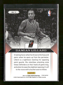 2013-14 Panini Prizm Guard Duty Damian Lillard Silver #4