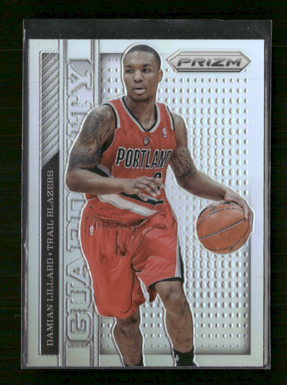 2013-14 Panini Prizm Guard Duty Damian Lillard Silver #4