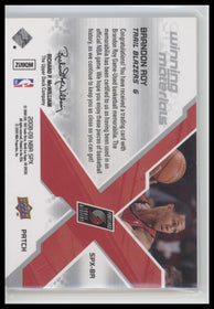 2008-09 SPx Winning Materials Patches Brandon Roy #/25 #SPX-BR