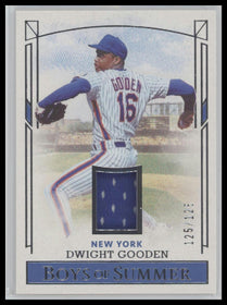 2024 Panini Boys of Summer Pastime Materials Dwight Gooden #/125 #PM-DG