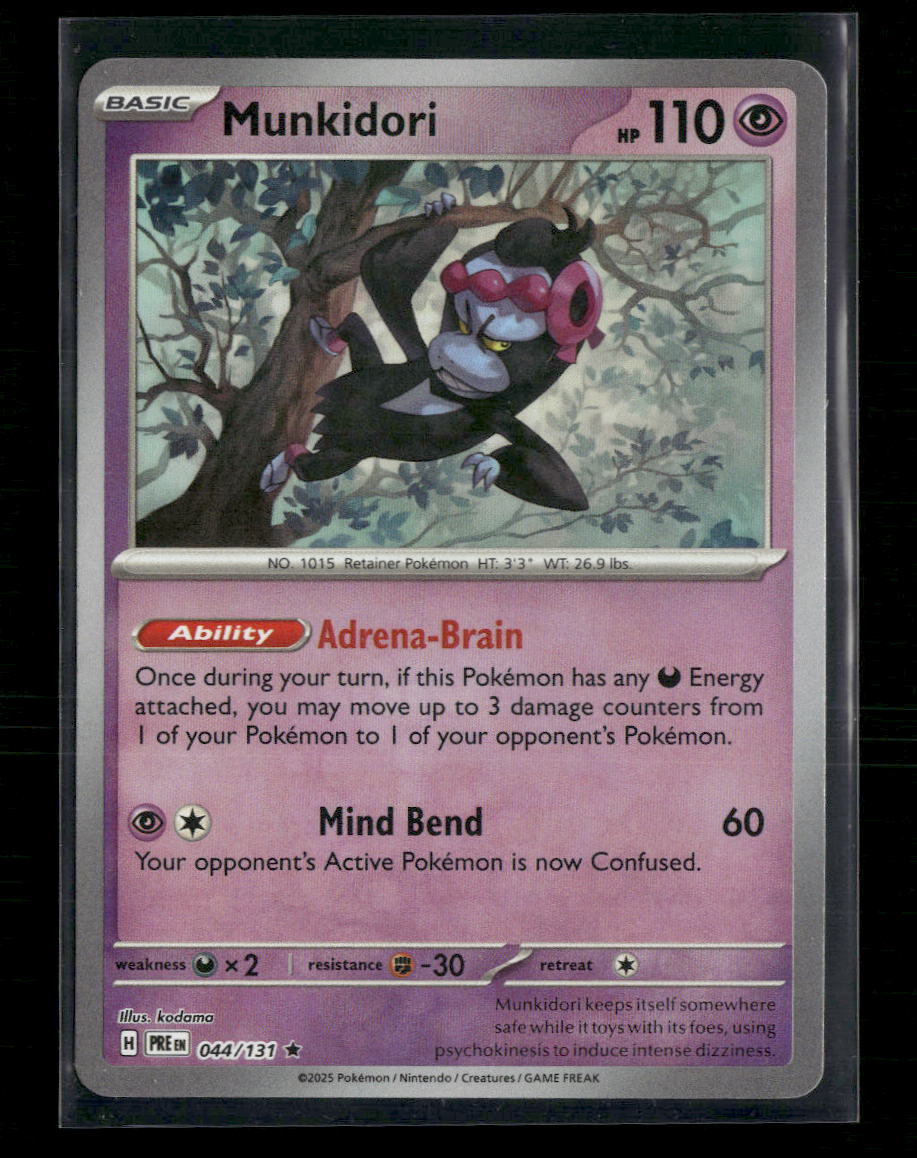 SV: Prismatic Evolutions Munkidori (Master Ball Pattern) #044/131
