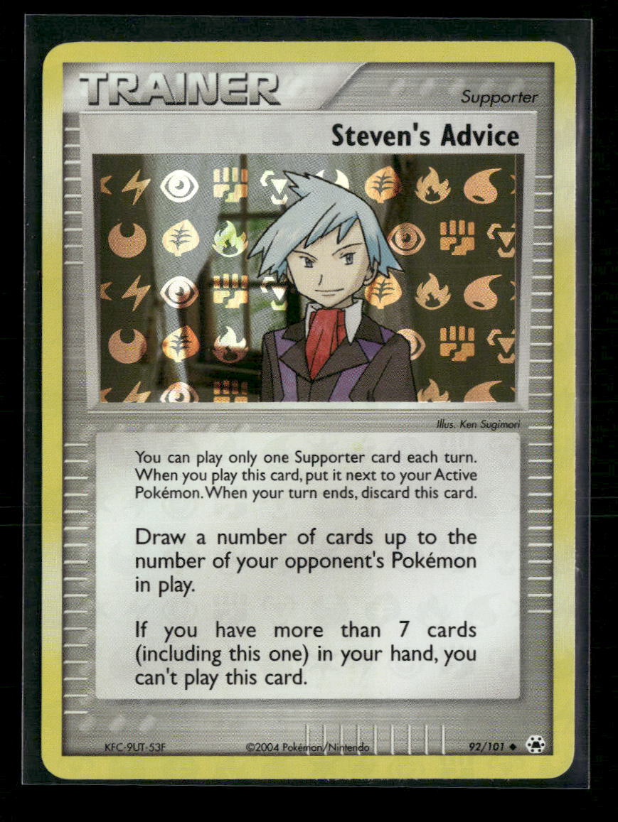 Hidden Legends Steven's Advice #92/101