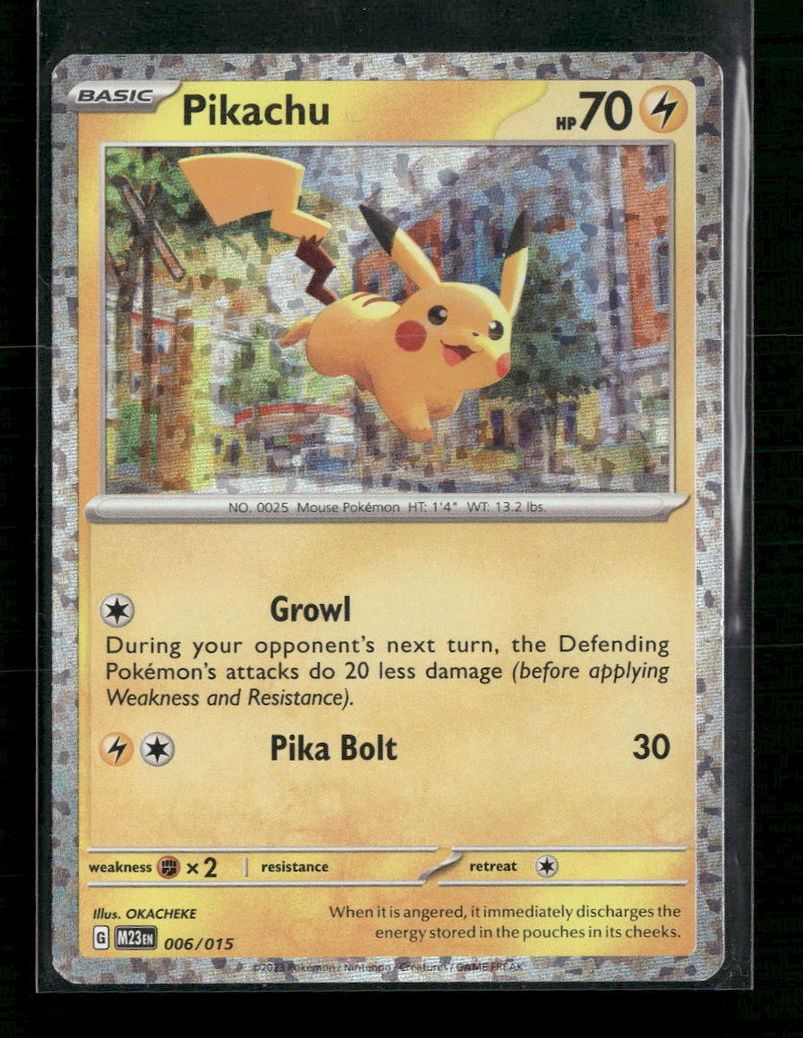 McDonald's Promos 2023 Pikachu #006/015