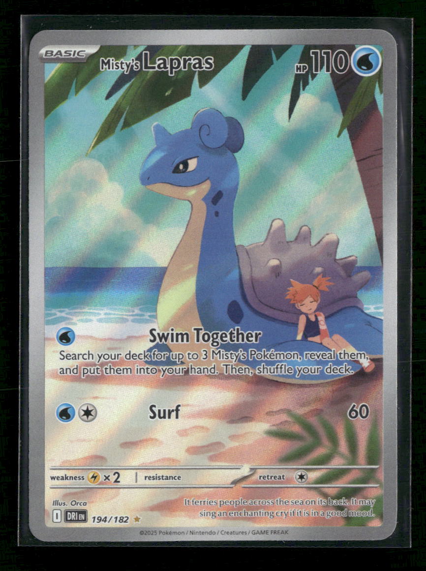 SV10: Destined Rivals Misty's Lapras #194/182