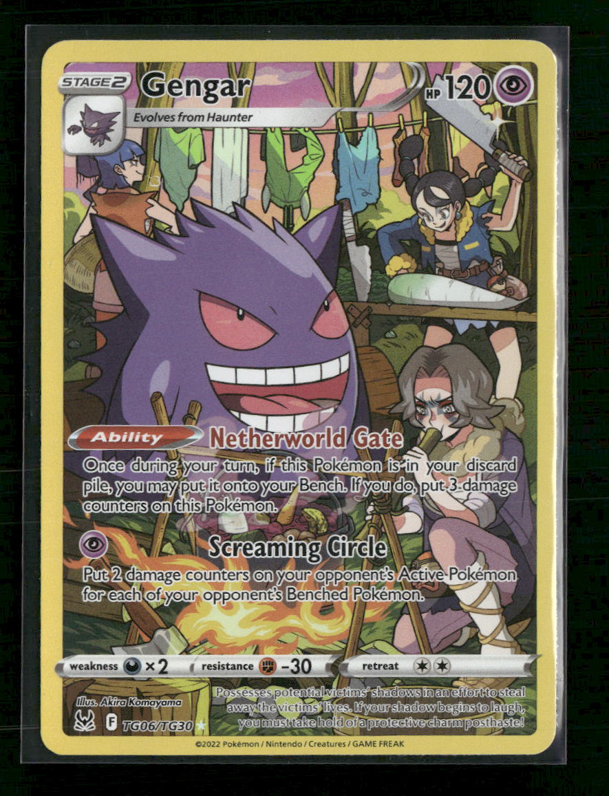 SWSH11: Lost Origin Trainer Gallery Gengar #TG06/TG30