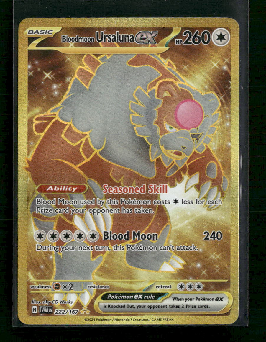 SV06: Twilight Masquerade Bloodmoon Ursaluna ex #222/167
