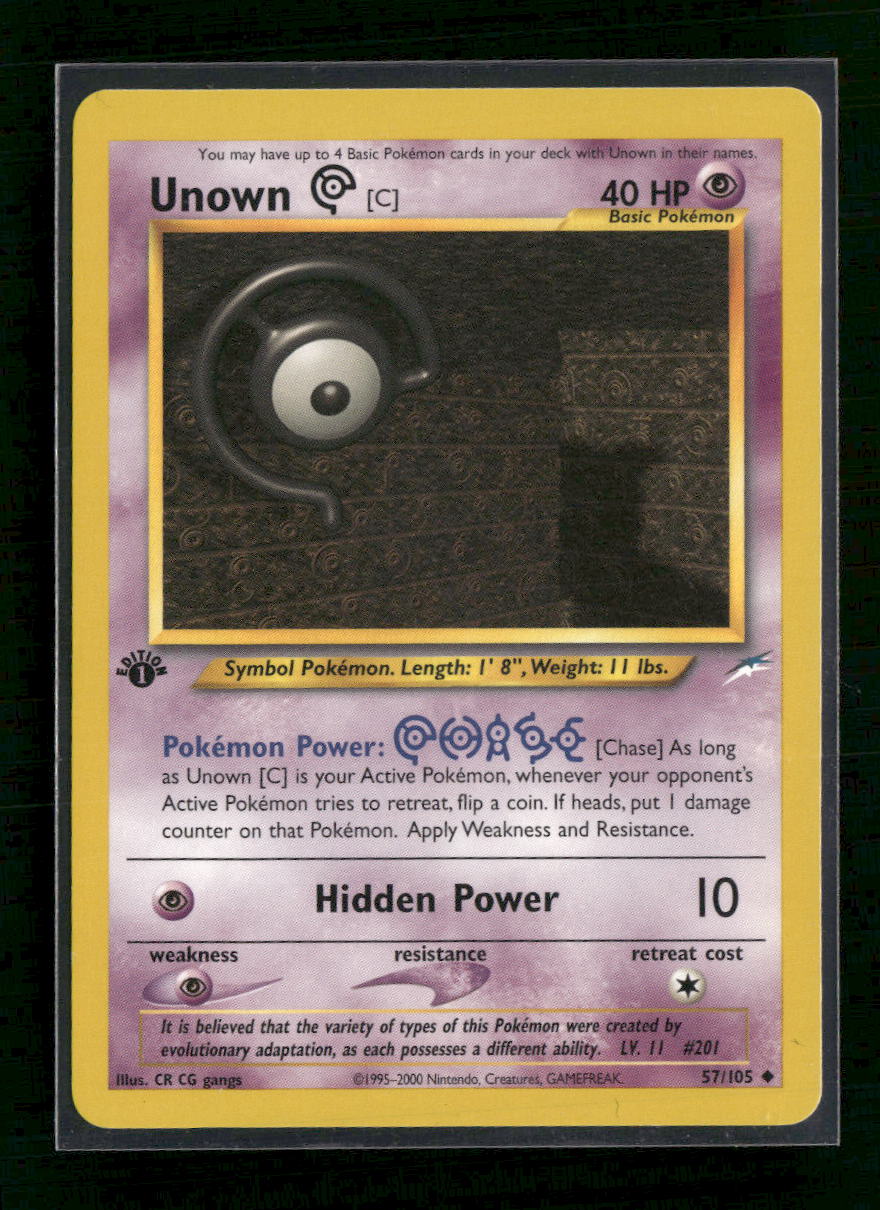 Neo Destiny Unown [C] #057/105