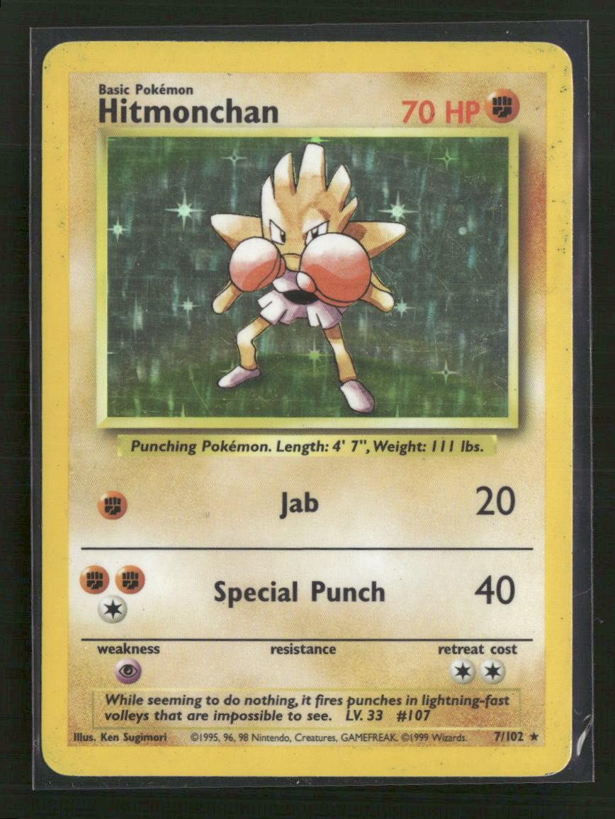 Base Set Hitmonchan #007/102