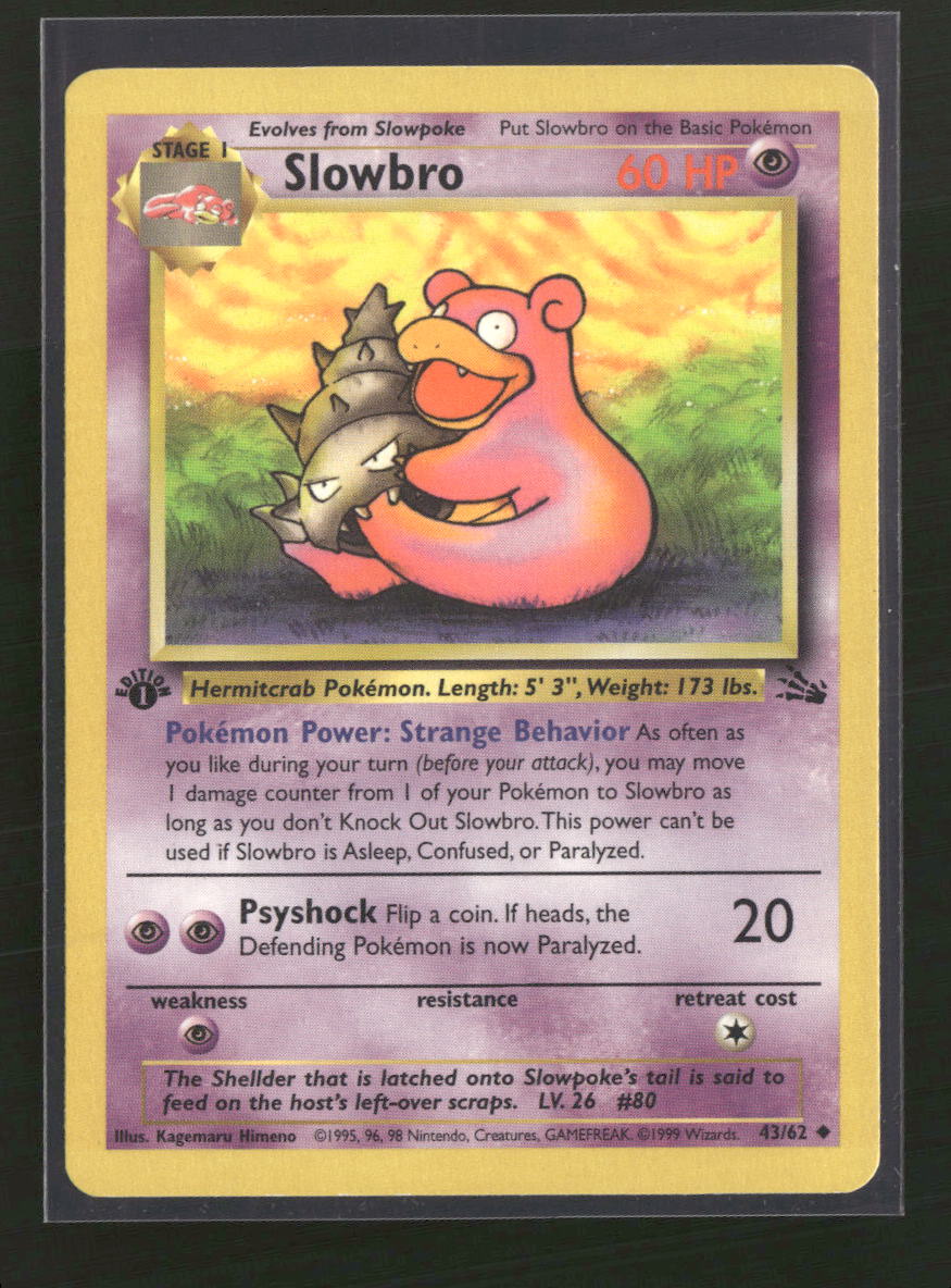 Fossil Slowbro #43/62