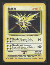 Base Set Zapdos #016/102 *Damaged