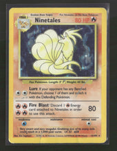 Base Set Ninetales #012/102 Damaged