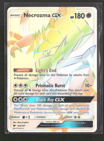 SM - Burning Shadows Necrozma GX (Secret) #153/147 Damaged