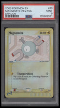 2003 Pokemon Ex Dragon Dragon Magnemite-Rev.Foil 9 PSA #63