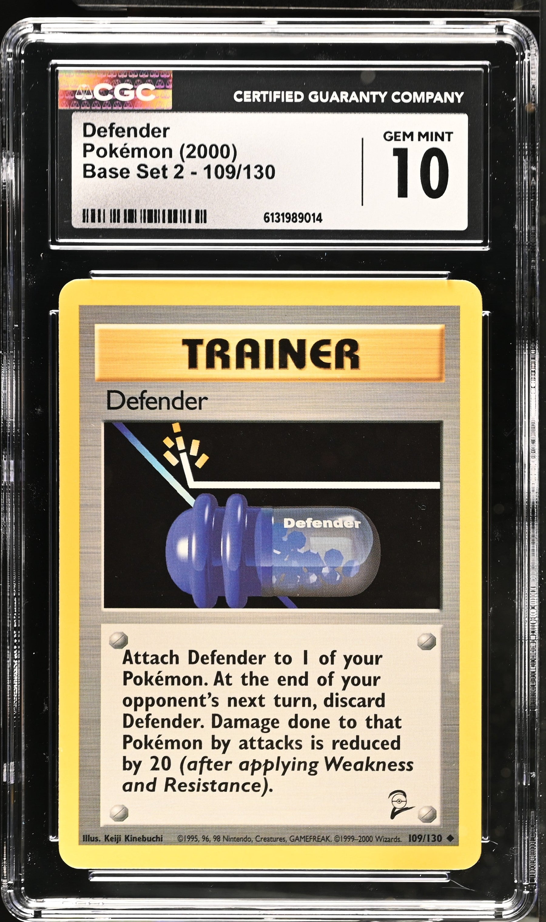 2000 Base Set 2 Defender 10 CGC #109/130