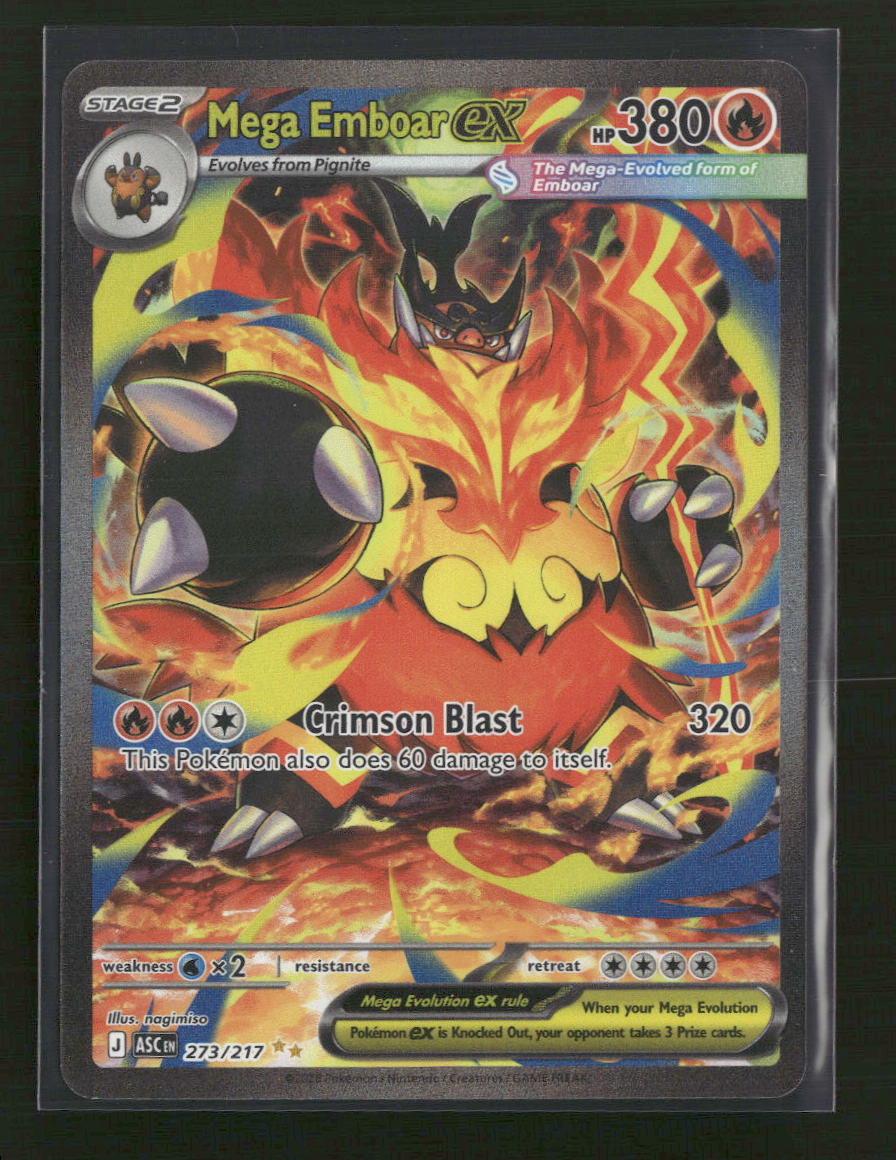 ME: Ascended Heroes Mega Emboar ex #273/217