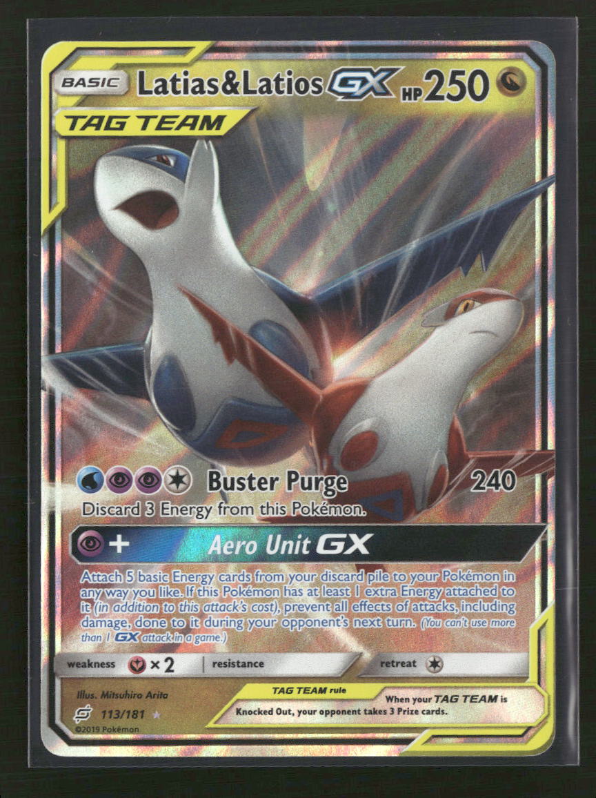 SM - Team Up Latias & Latios GX #113/181