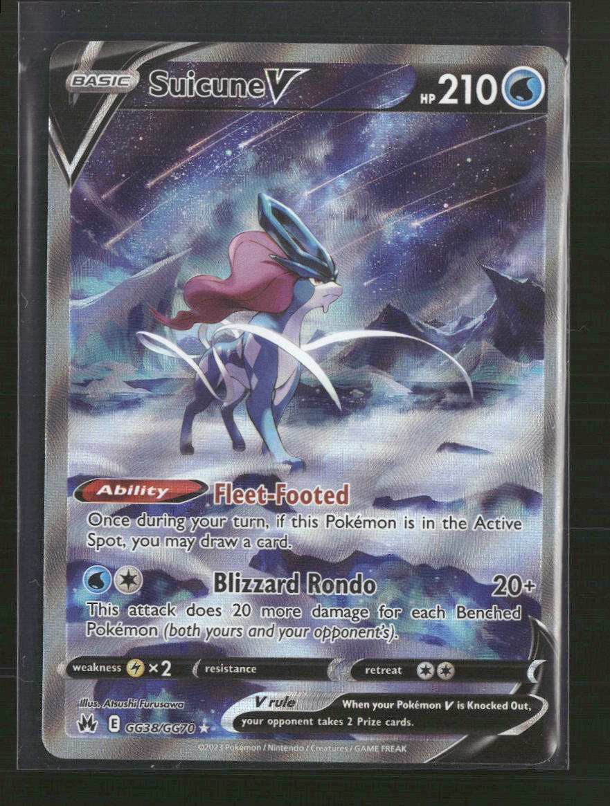 SWSH: Crown Zenith: Galarian Gallery Suicune V #GG38/GG70
