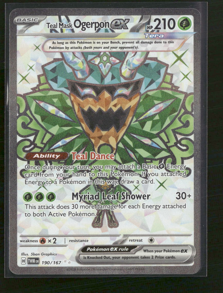 SV06: Twilight Masquerade Teal Mask Ogerpon ex #190/167
