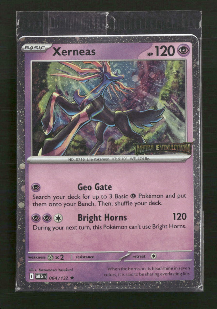 Miscellaneous Cards & Products Xerneas (Mega Evolution Stamped) #064/132