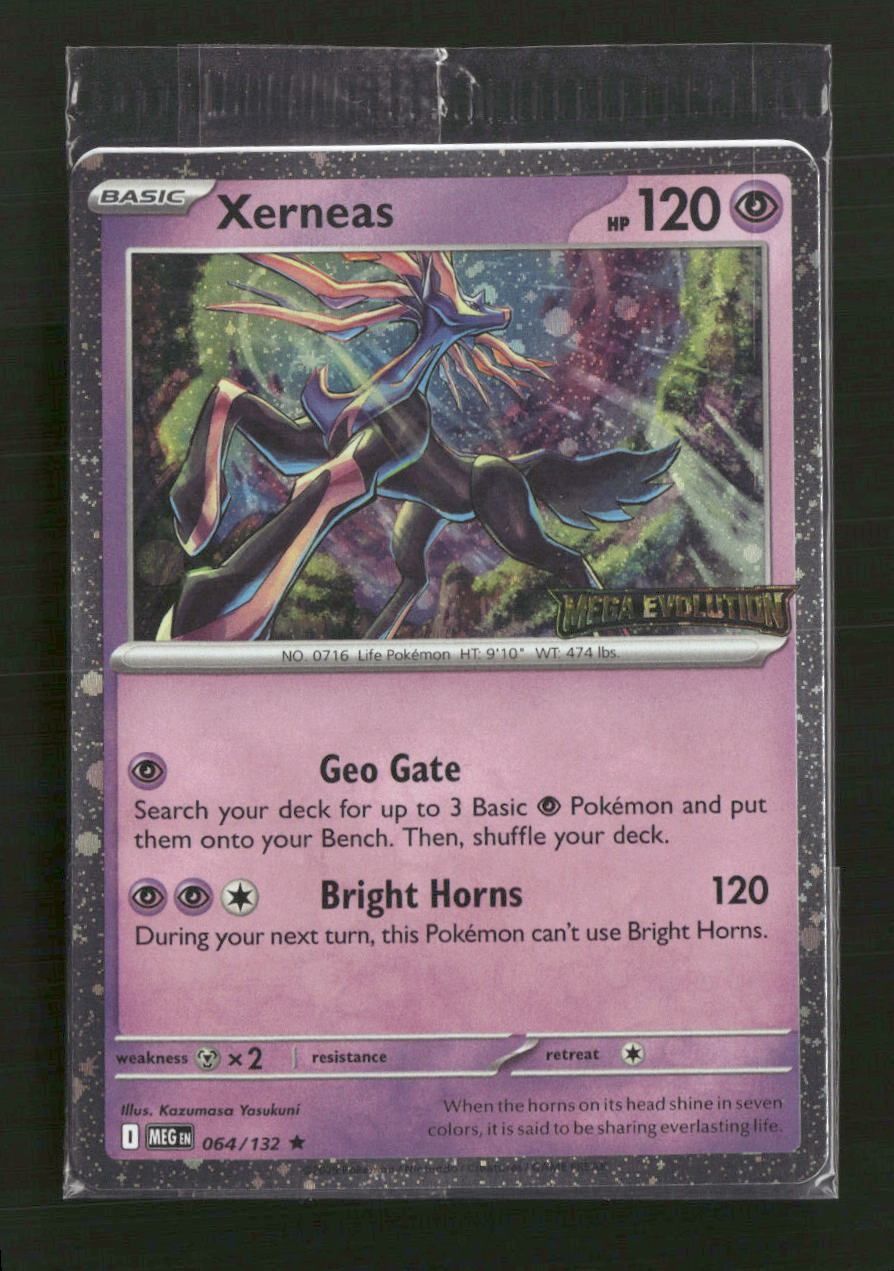 Miscellaneous Cards & Products Xerneas (Mega Evolution Stamped) #064/132