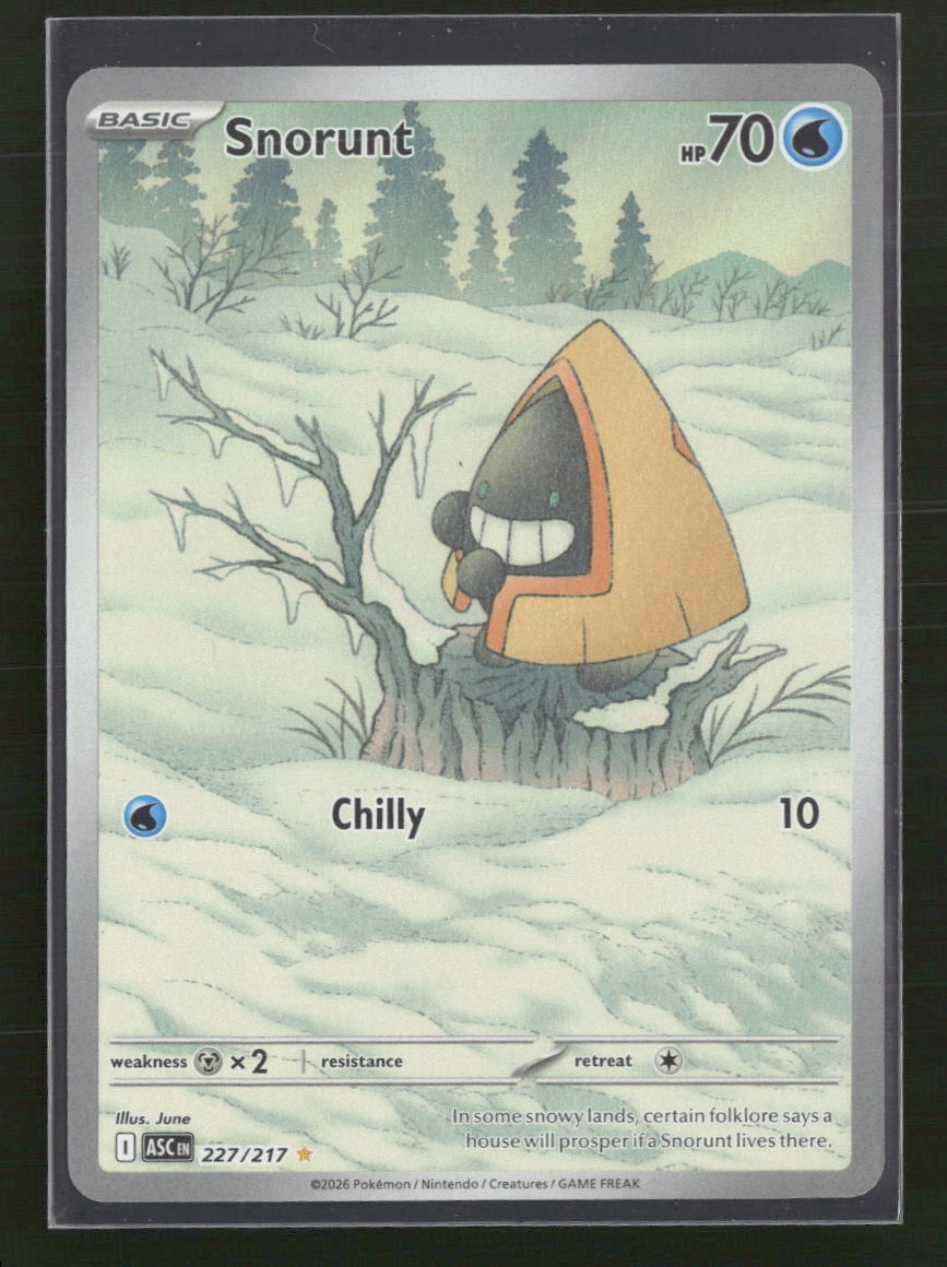 ME: Ascended Heroes Snorunt #227/217