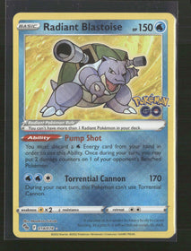 Pokemon GO Radiant Blastoise #018/078