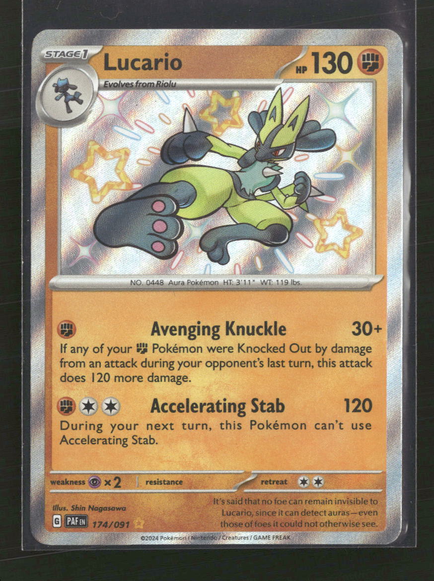 SV: Paldean Fates Lucario #174/091