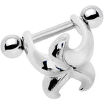 925 Sterling Silver Hug from a Starfish Helix Cartilage Earring
