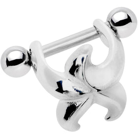 925 Sterling Silver Hug from a Starfish Helix Cartilage Earring