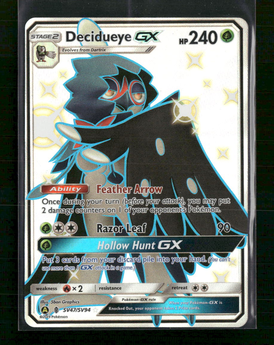 Hidden Fates: Shiny Vault Decidueye GX #SV47/SV94