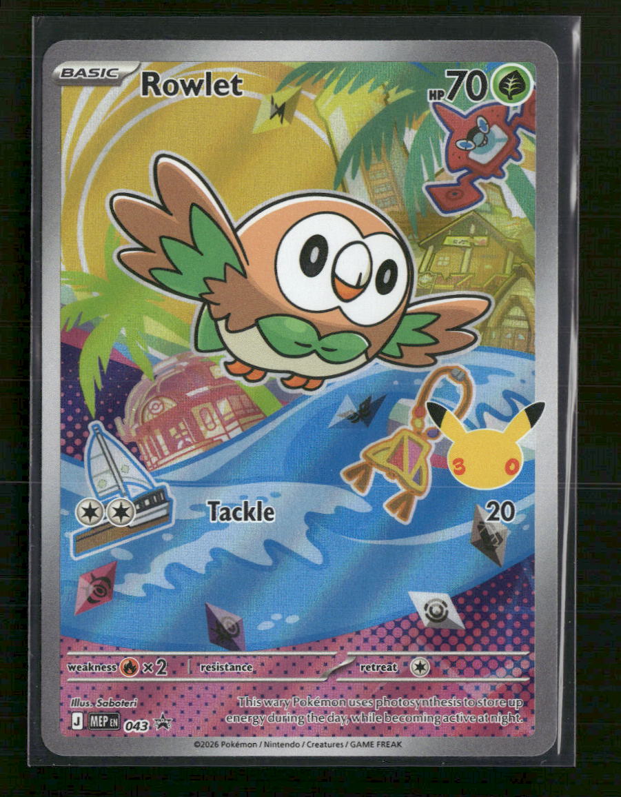 ME: Mega Evolution Promo Rowlet #043