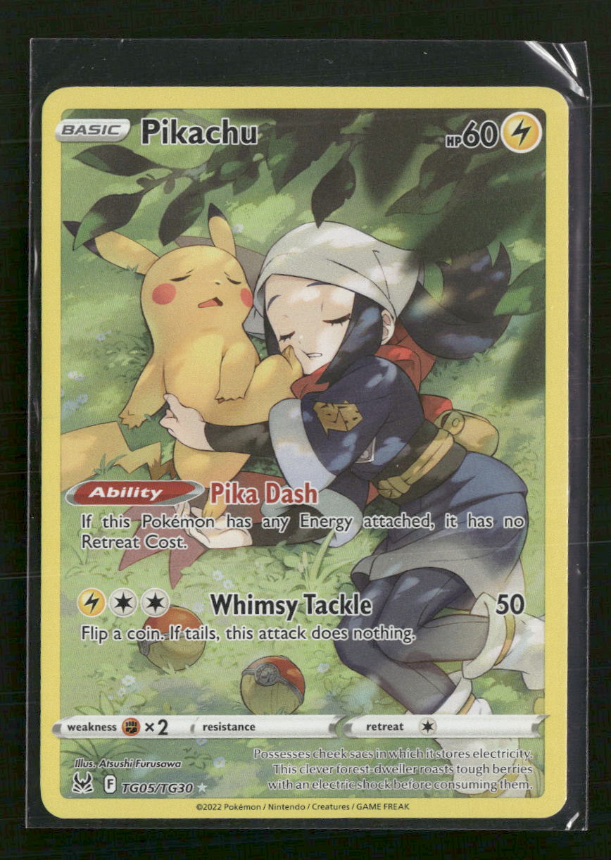 SWSH11: Lost Origin Trainer Gallery Pikachu #TG05/TG30