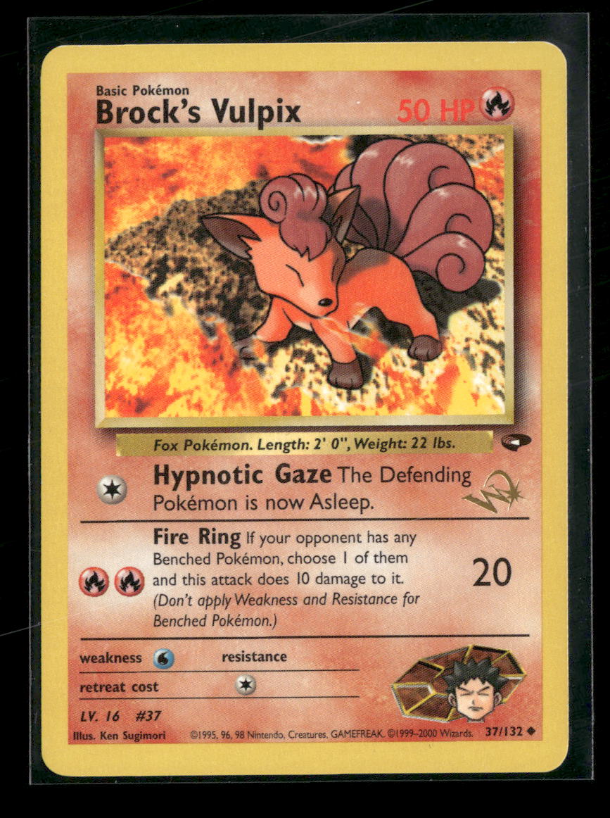 WoTC Promo Brock's Vulpix [W Stamped] #037/132