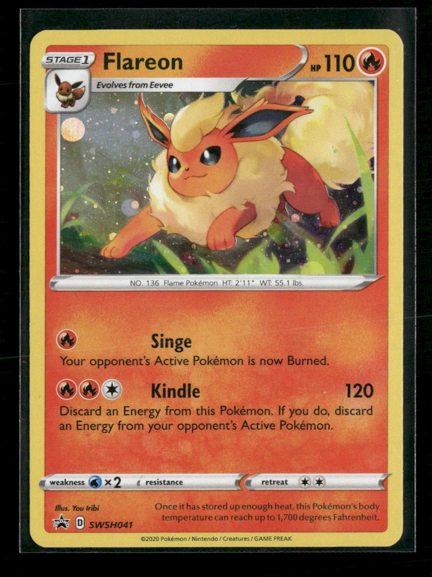 SWSH: Sword & Shield Promo Cards Flareon #SWSH041