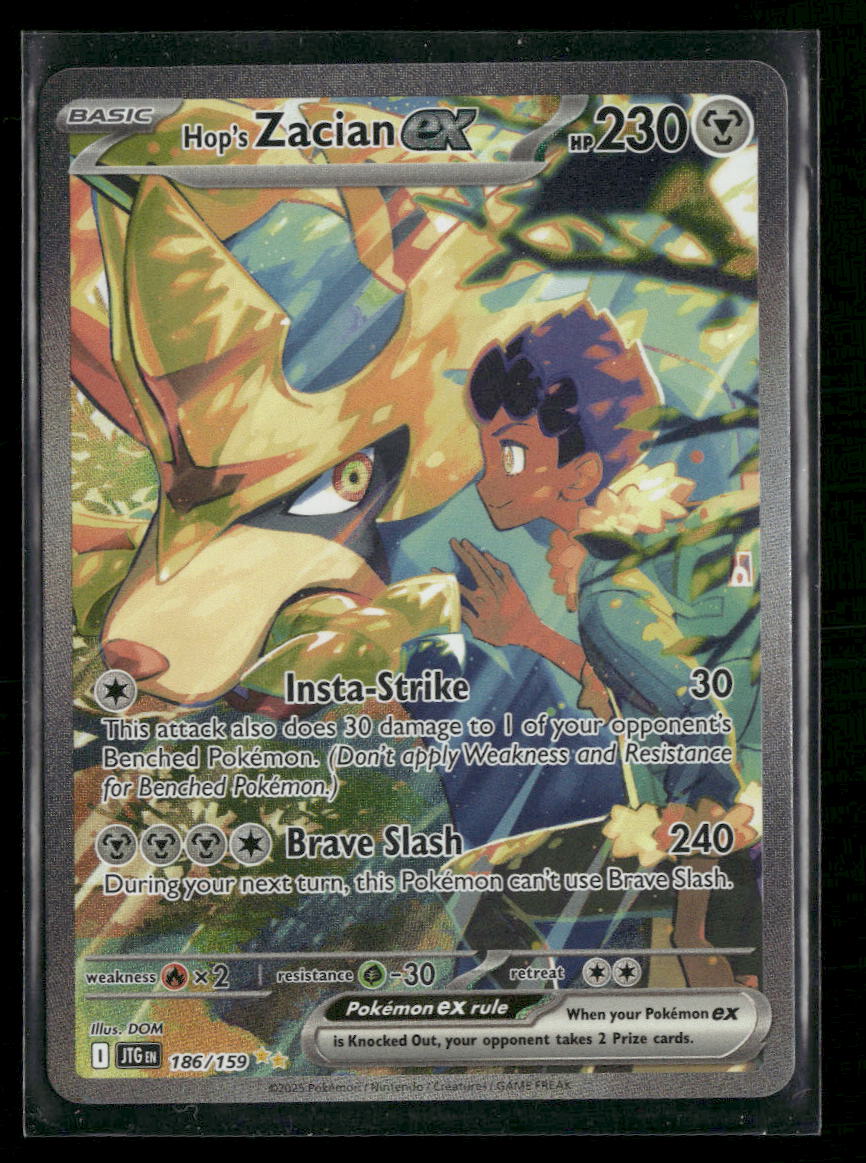 SV09: Journey Together Hop's Zacian ex #186/159